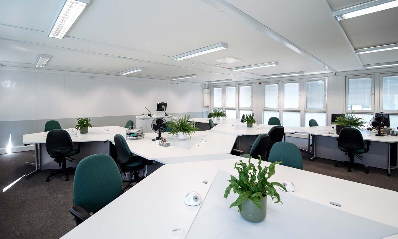 Work desks for hire in Enterprise Centre 