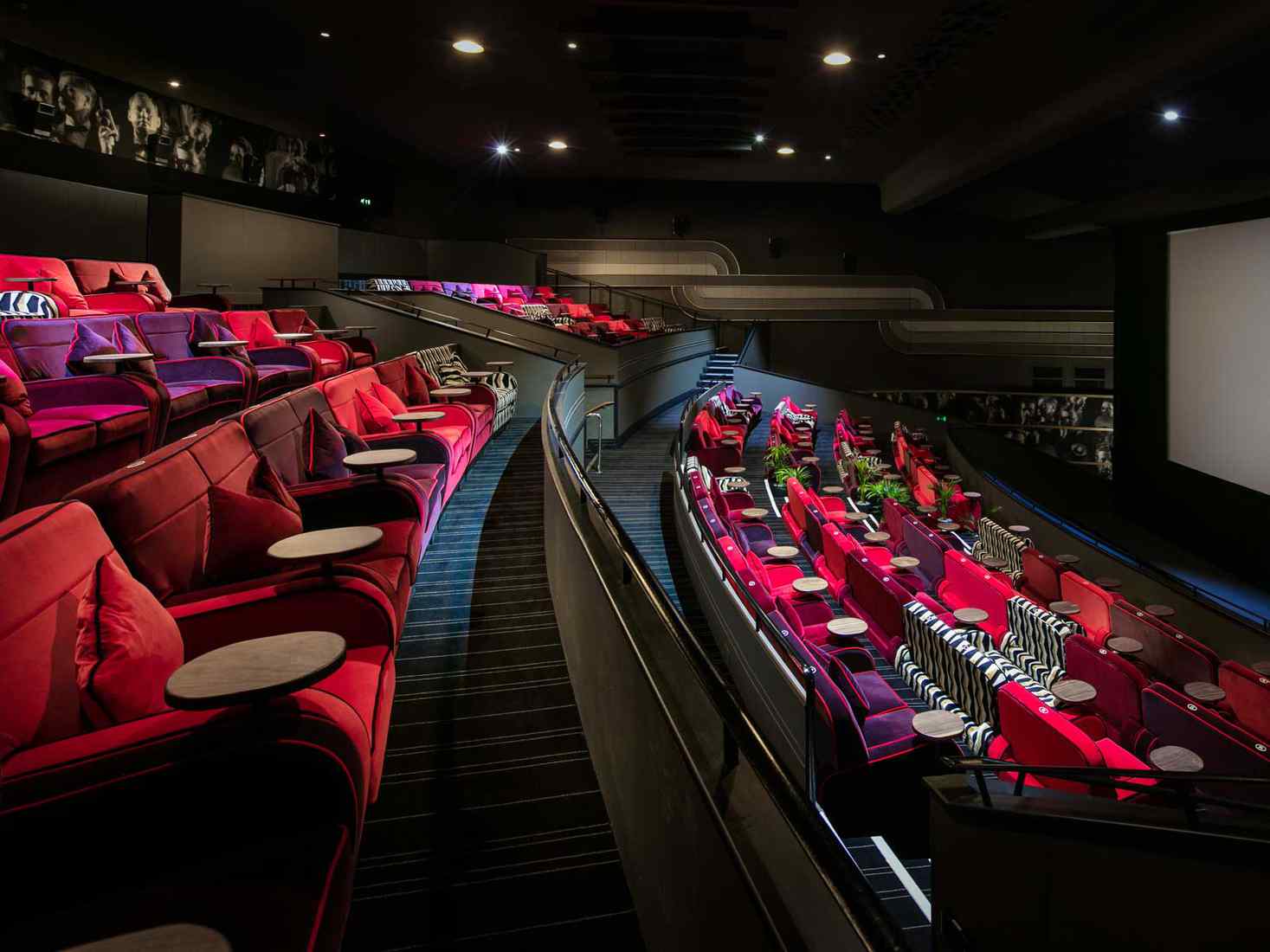 Interior of Everyman Cinema 